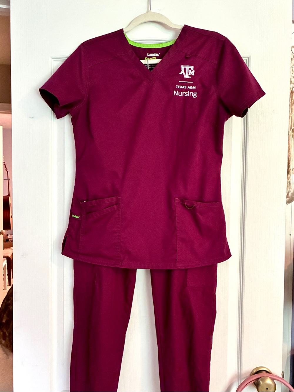 Landau Texas A&M Scrub Set & TAMU Nursing Polo